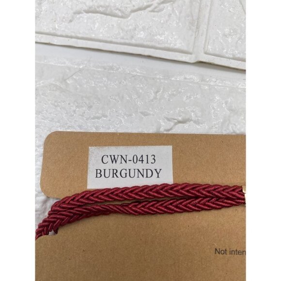 JT Choker Necklace Women’s Burgundy - Picture 6 of 7